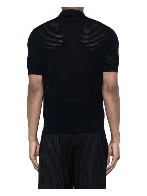 TagliatorePolo T-shirt Finday traforata TAGLIATORE | FINLAYPE PWE26-02 26E233NERO